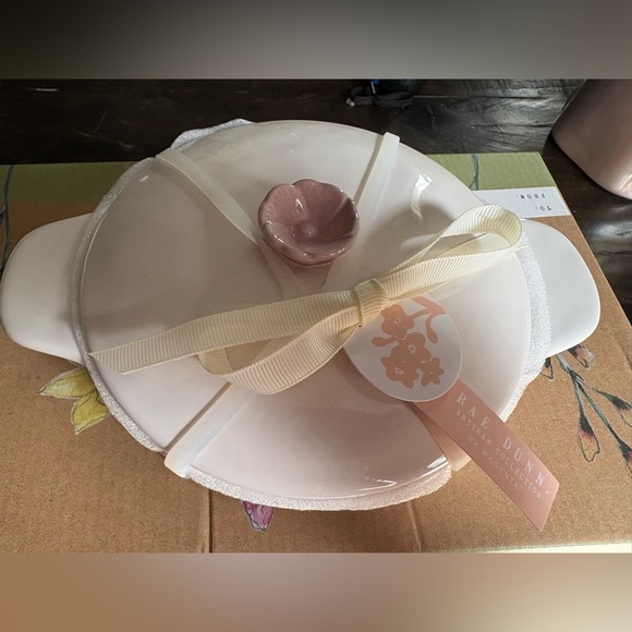 Rae Dunn Pink Artisan Ceramic Dish - Picture 3 of 4